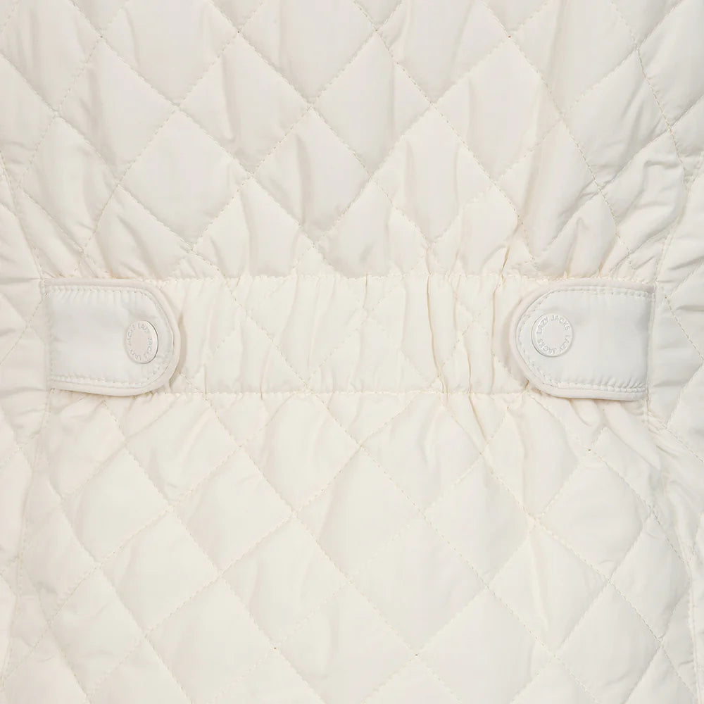 Lazy Jacks Quilted Gilet - Chalk