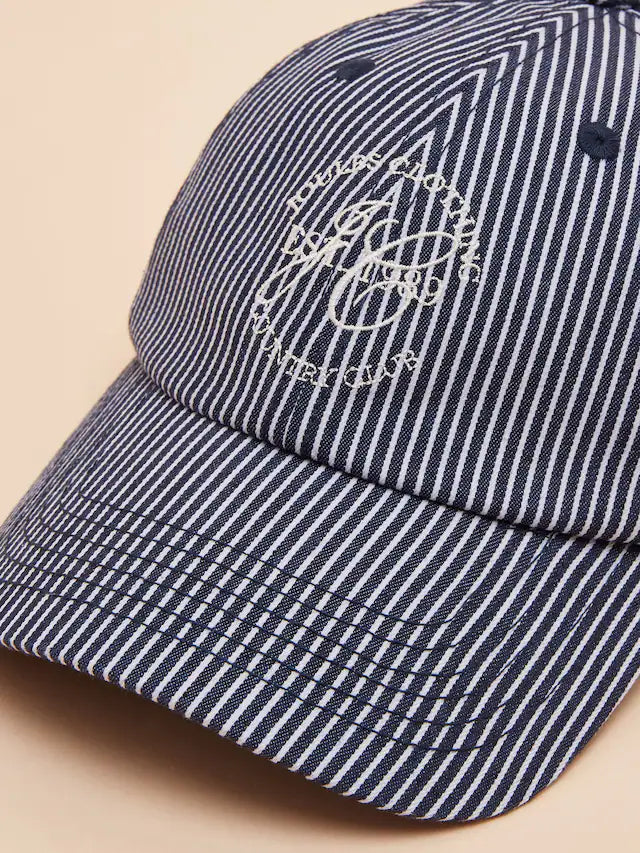 Joules Daley Navy Stripe Cap