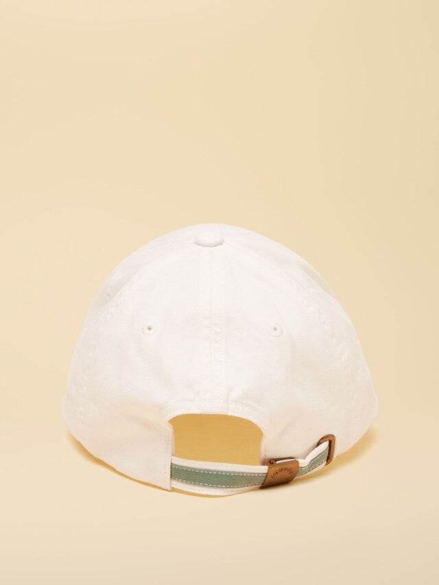 Joules Daley White Baseball Cap