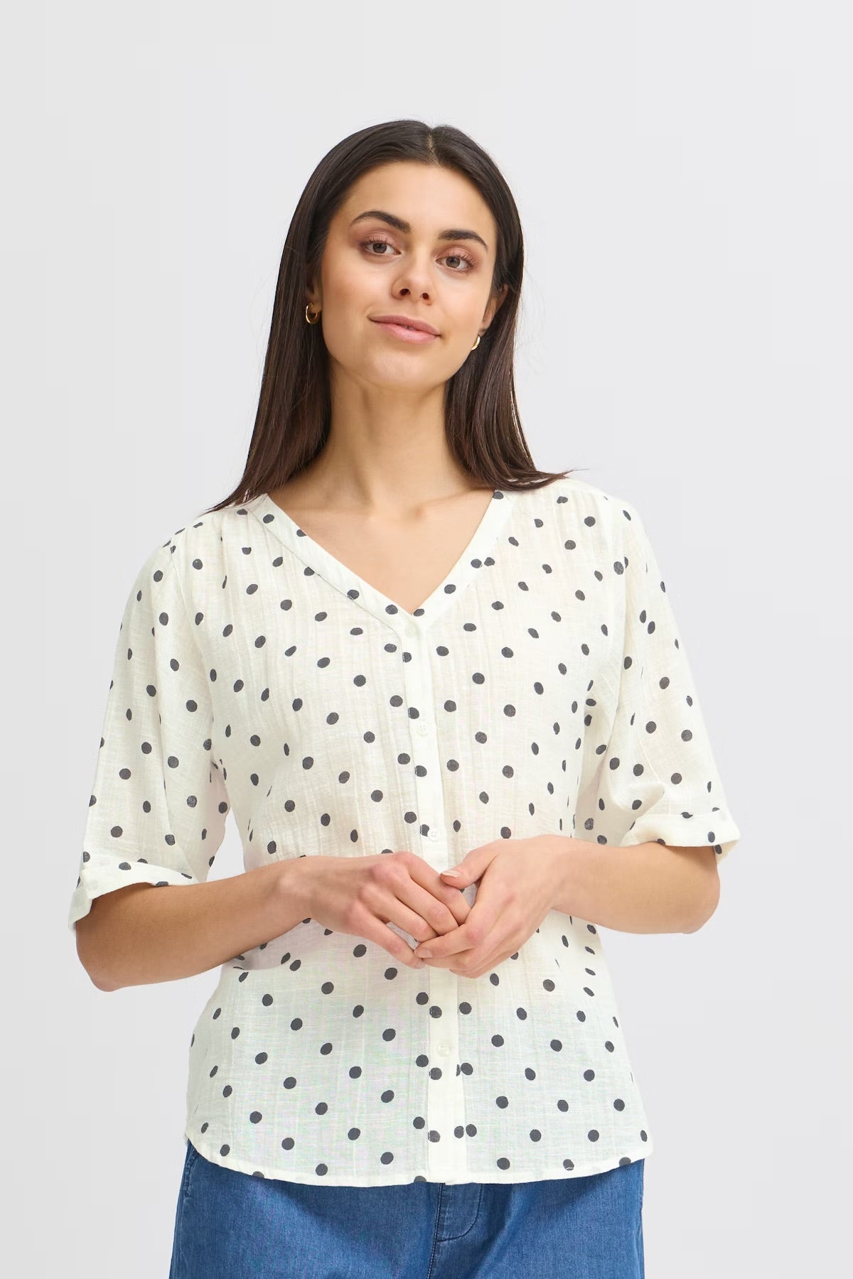Fransa Frbobbi shirt polka dot