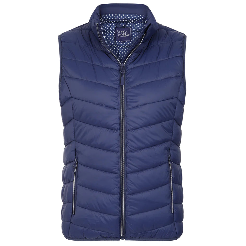 Lazy Jacks Lightweight Padded Gilet - Twilight