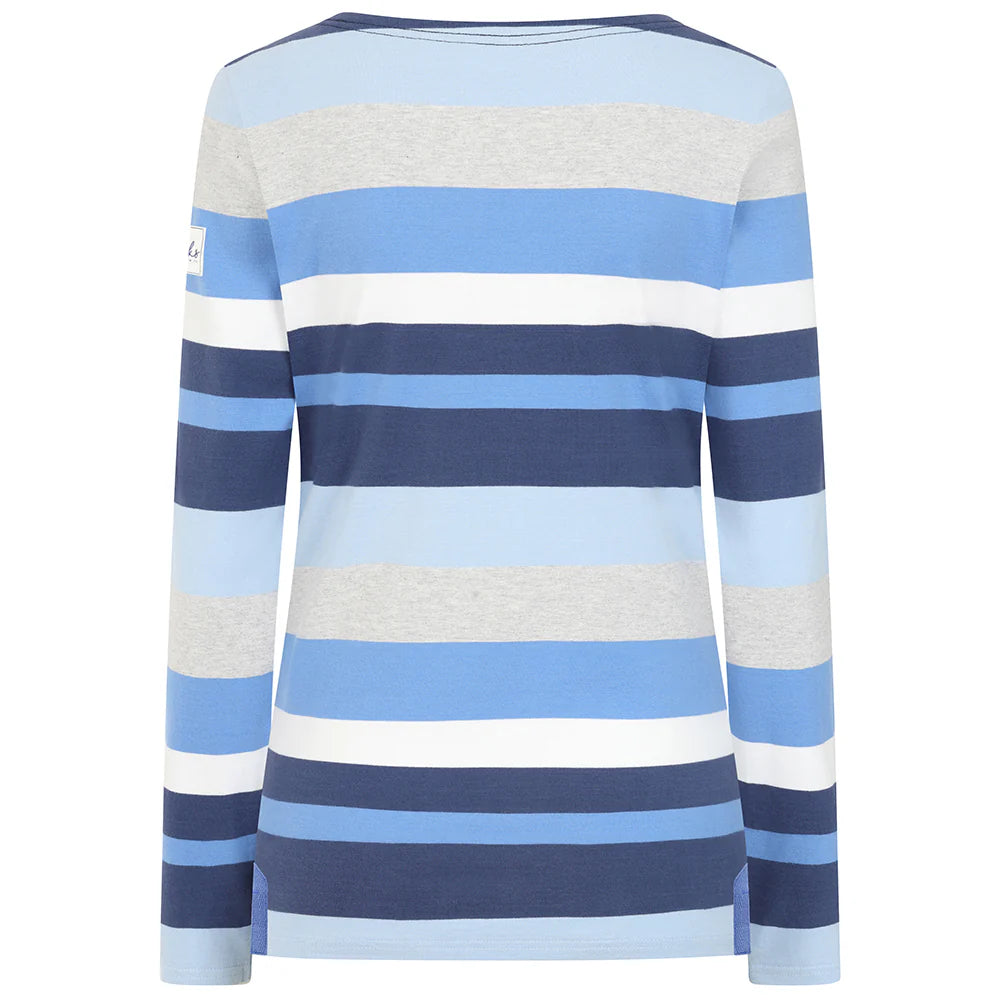 Striped Breton in Winter Blues by Lazy Jacks
