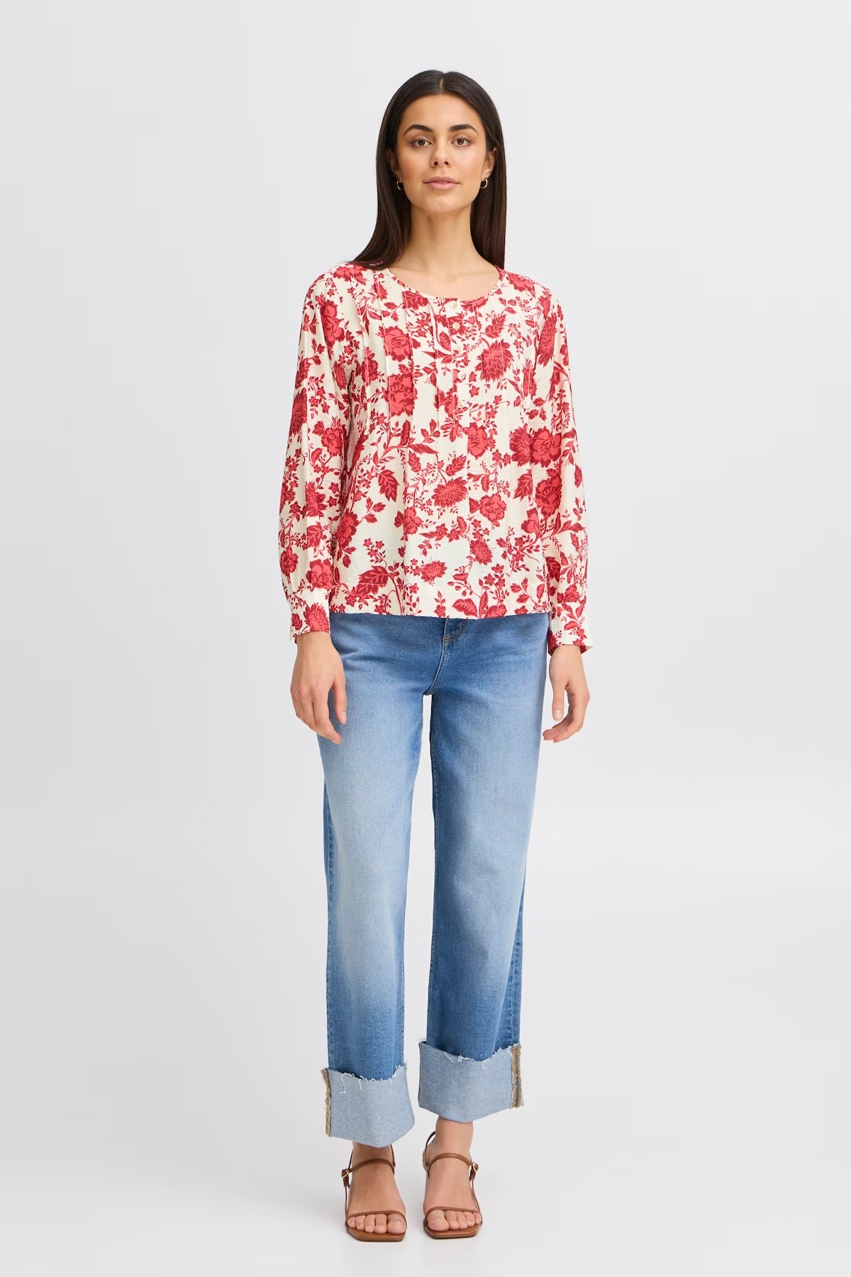 Fransa Frhita Blouse Tea Berry Mix