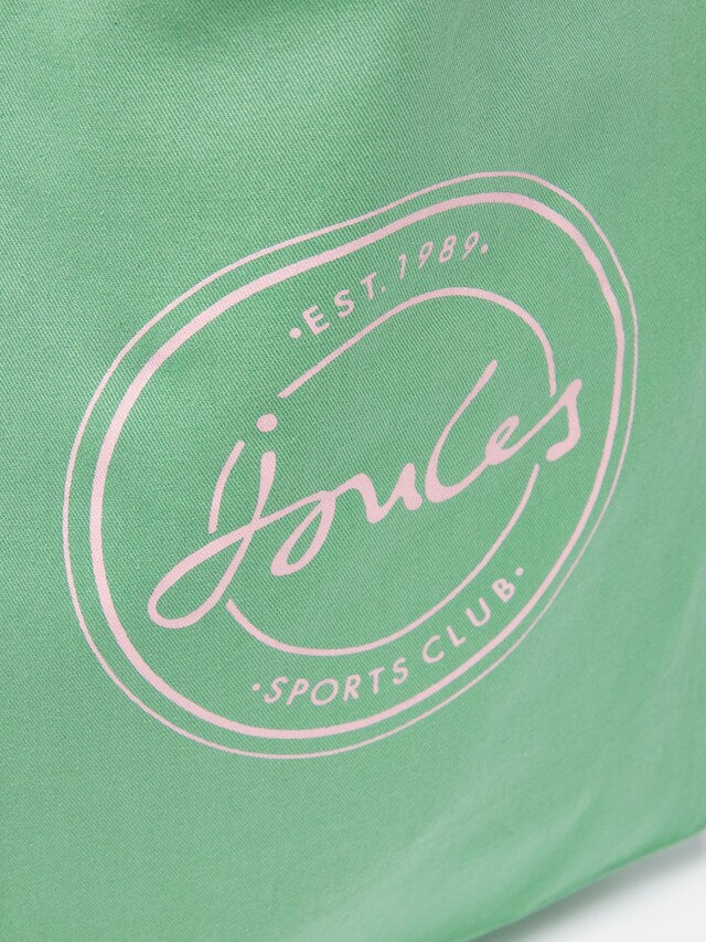 Joules Courtside Green Tote Bag
