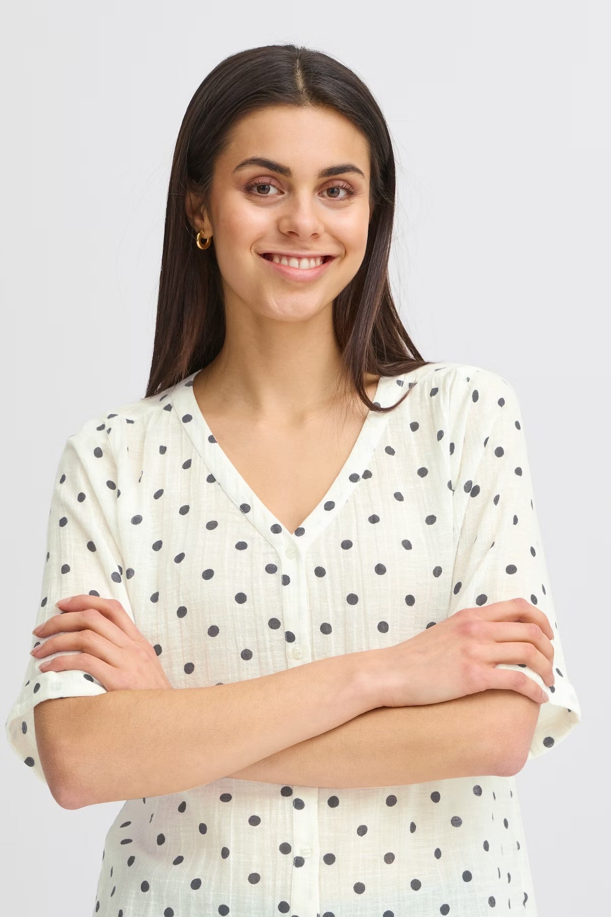 Fransa Frbobbi shirt polka dot
