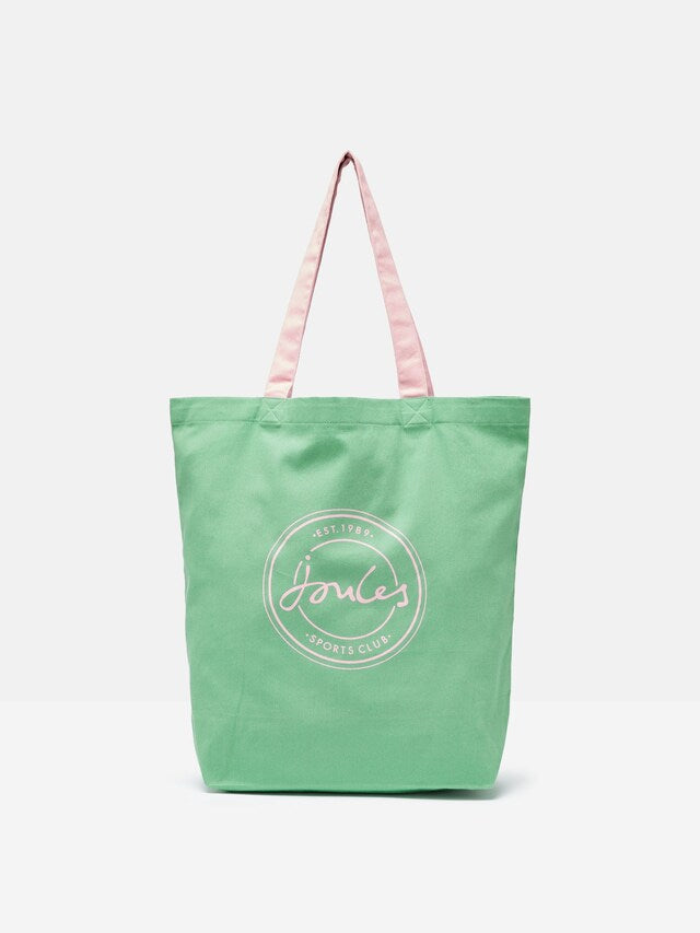 Joules Courtside Green Tote Bag
