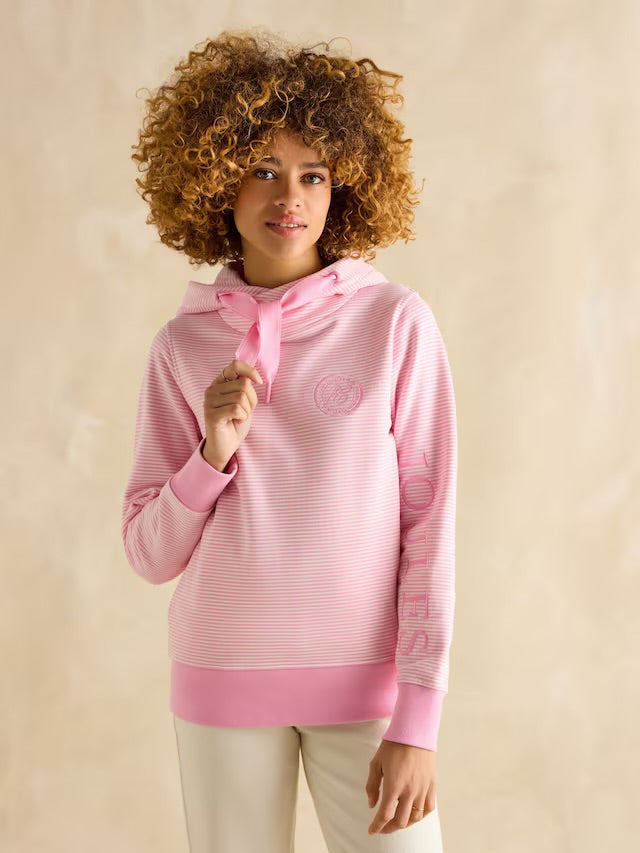 Joules Rushton Pink Cowl Neck Hoodie