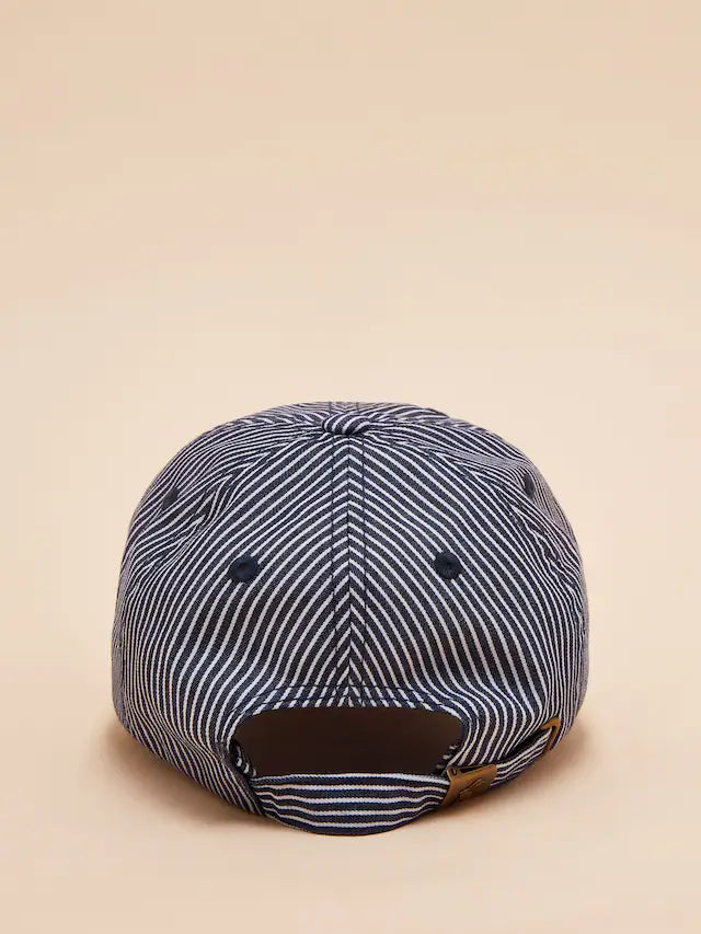 Joules Daley Navy Stripe Cap