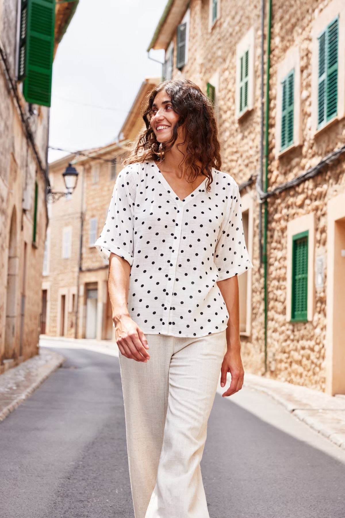 Fransa Frbobbi shirt polka dot