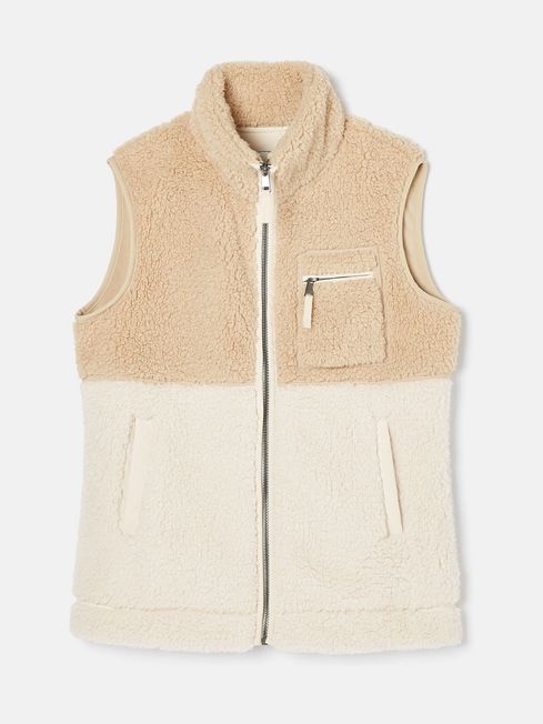 Mallory Fleece Gilet - Navy / Cream