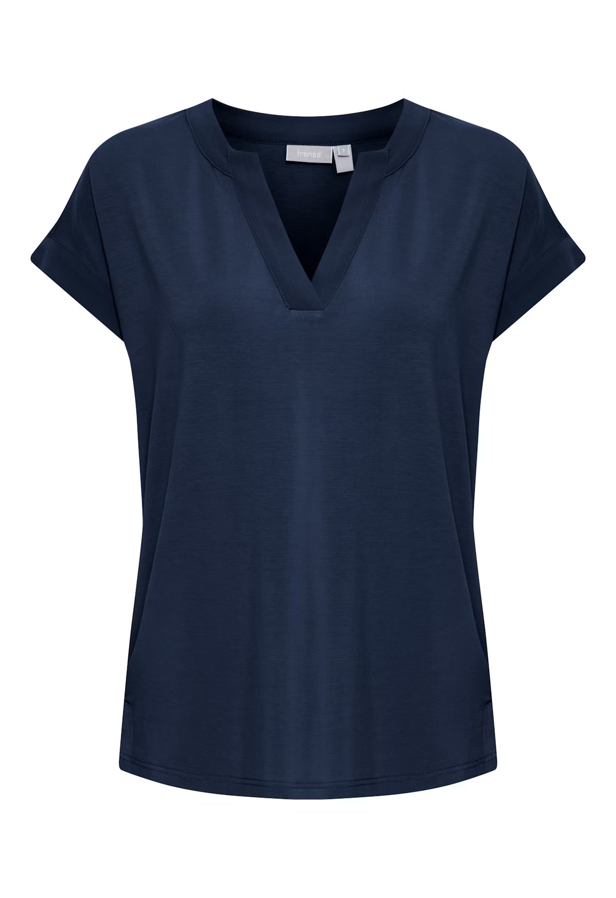 Fransa Frliv Tee Navy