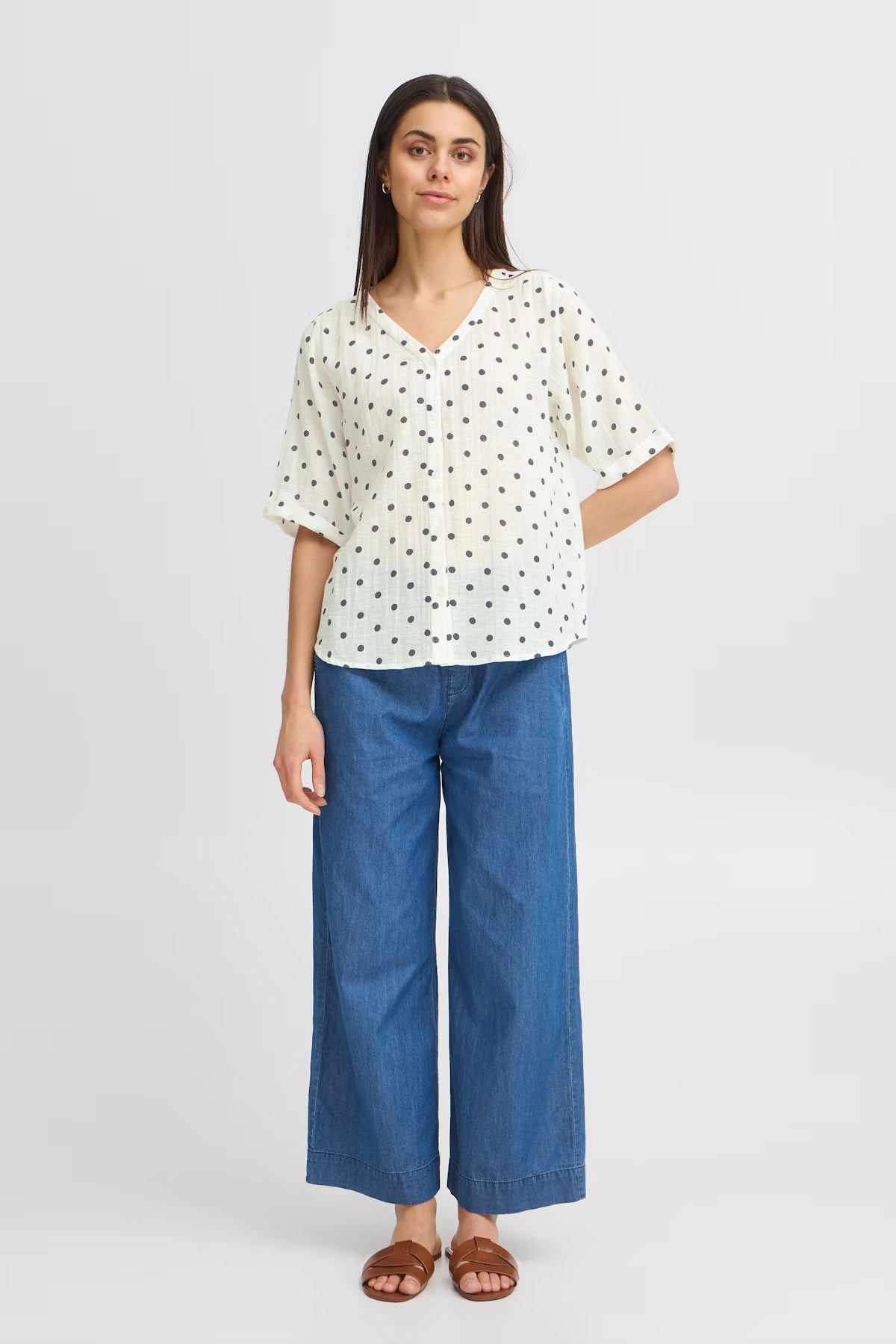 Fransa Frbobbi shirt polka dot