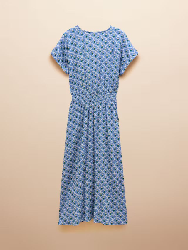 Joules Rosie Blue Midi Dress