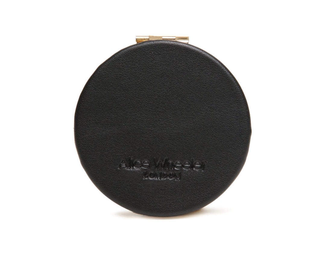 Alice Wheeler Light Leopard Round Mirror Compact