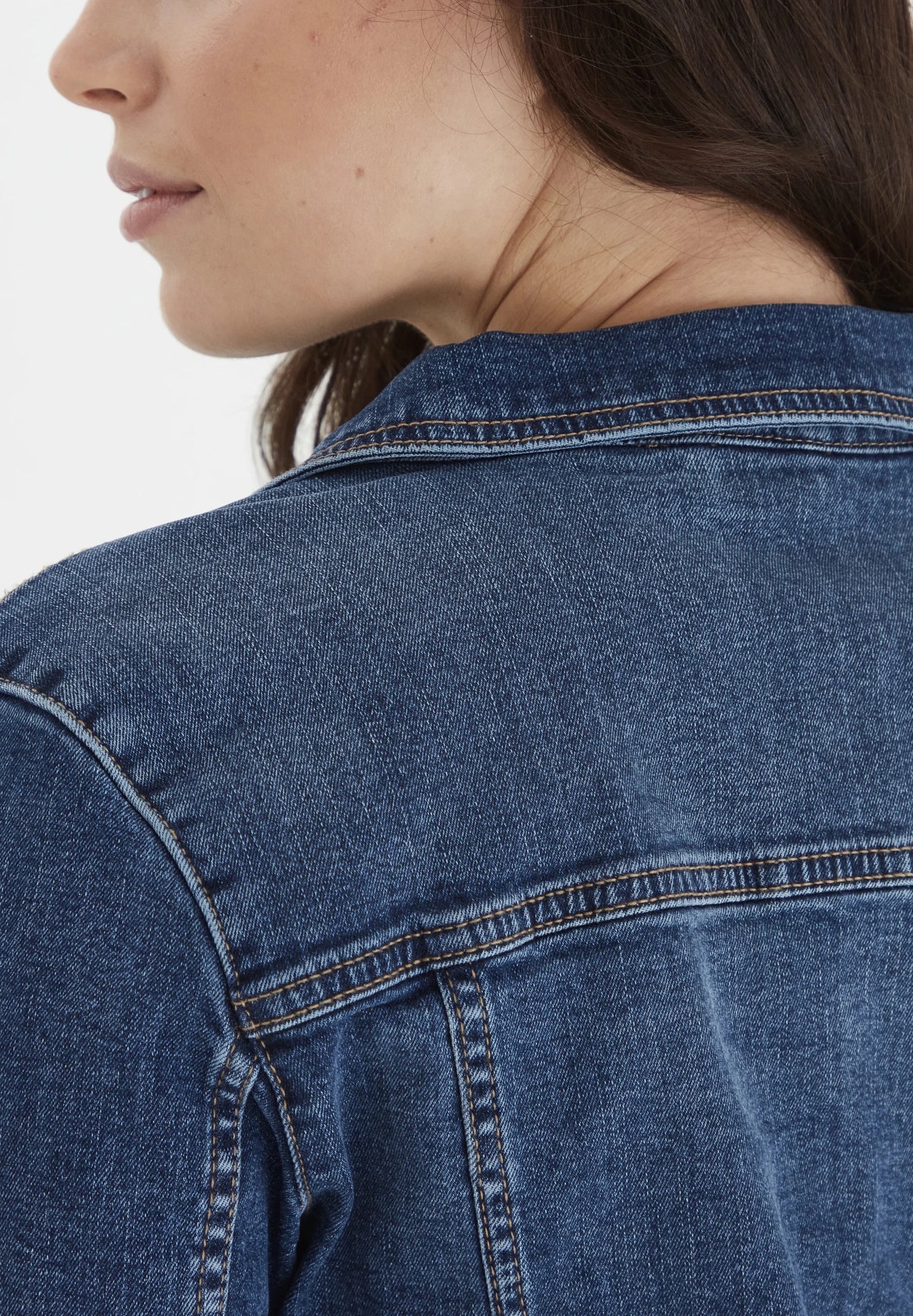Fransa Blue Denim Jacket