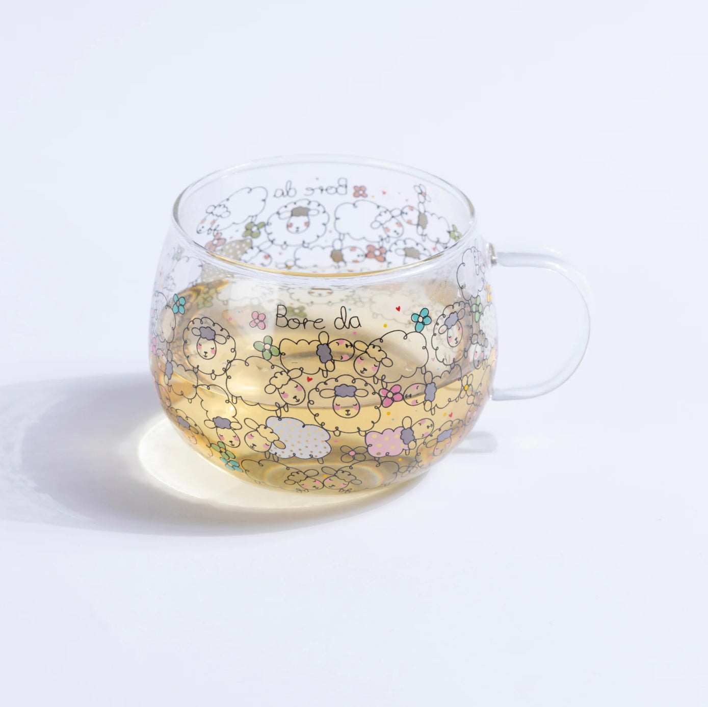 Belly Button Bore Da Borosilicate Glass Mug
