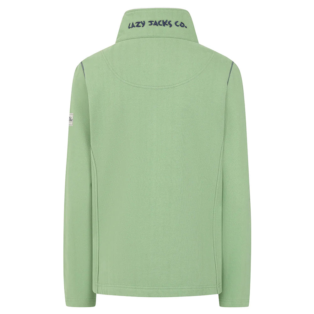 Lazy Jacks Full Zip Sweatshirt - Grass