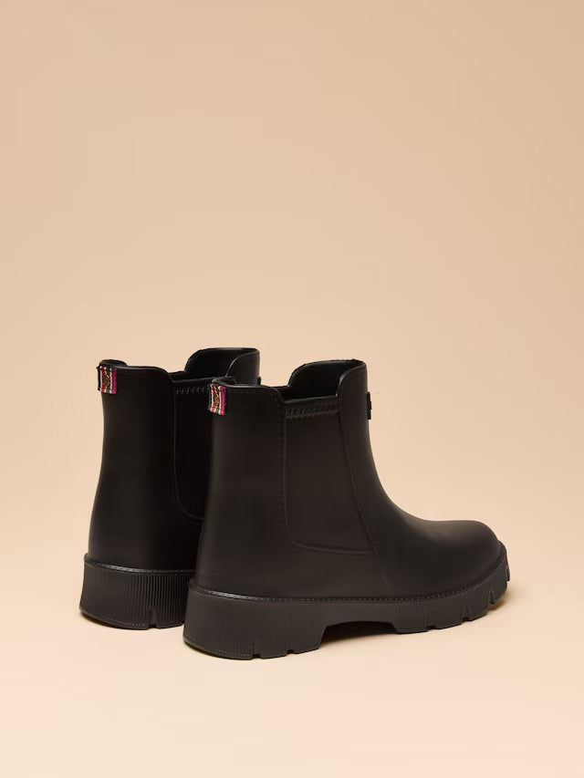 Joules Raindance Black Lightweight EVA Ankle Wellies
