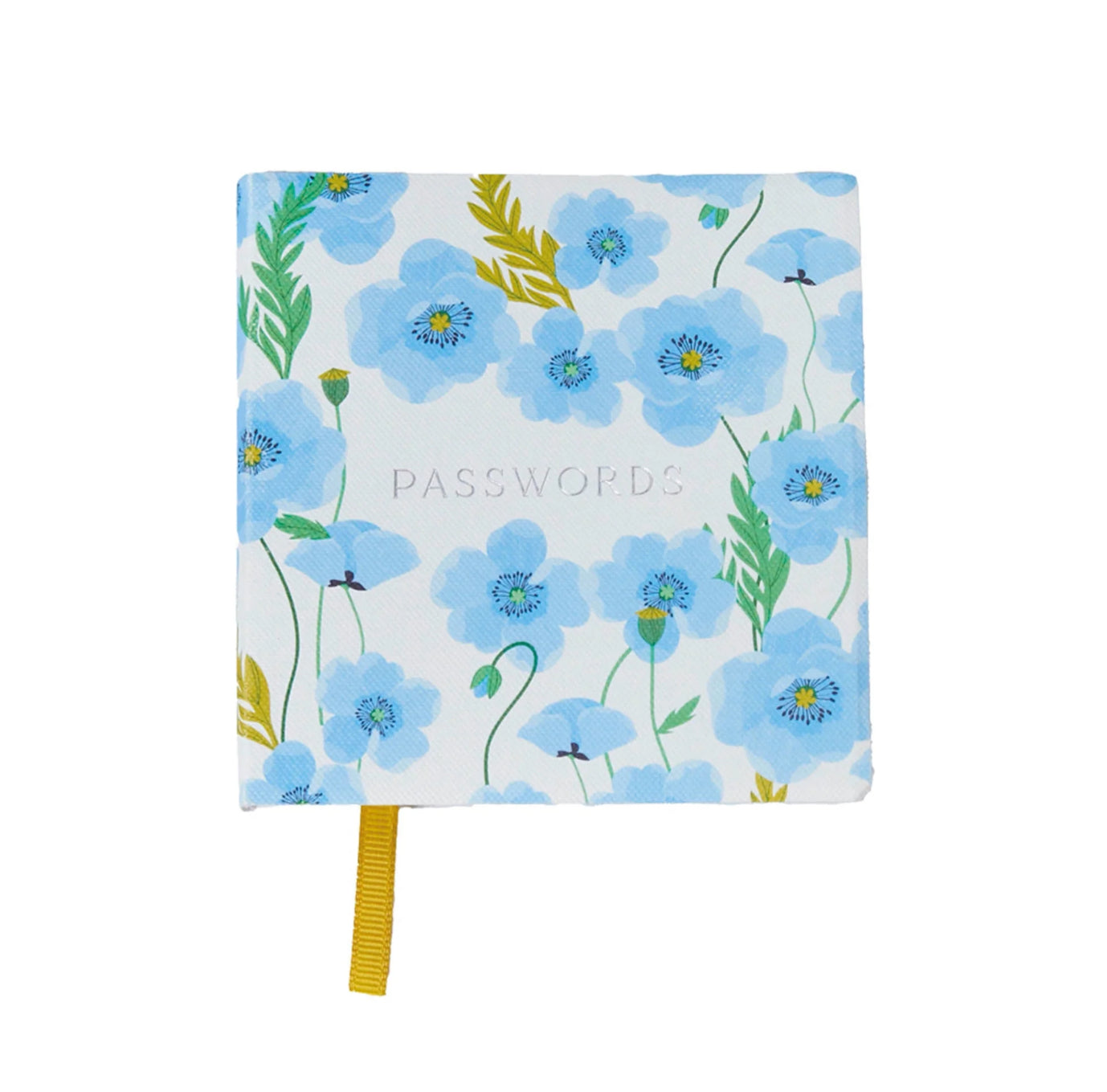Belly Button Blue Poppy Password Book