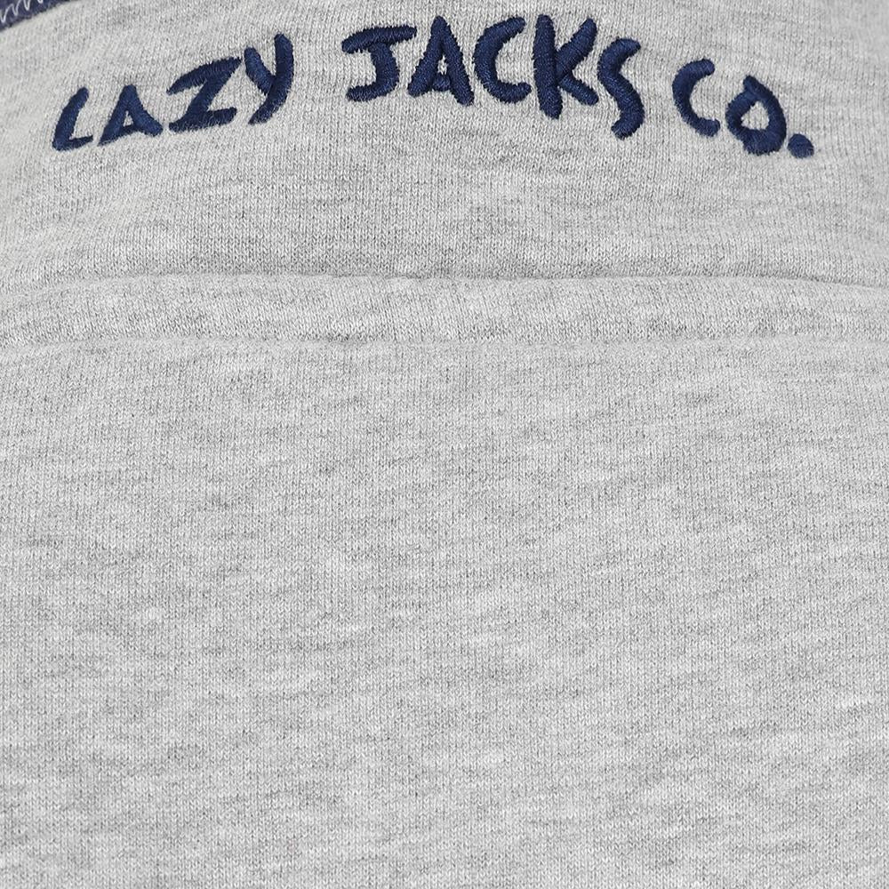 Men's 1/4 Zip Sweatshirt - Grey Marl