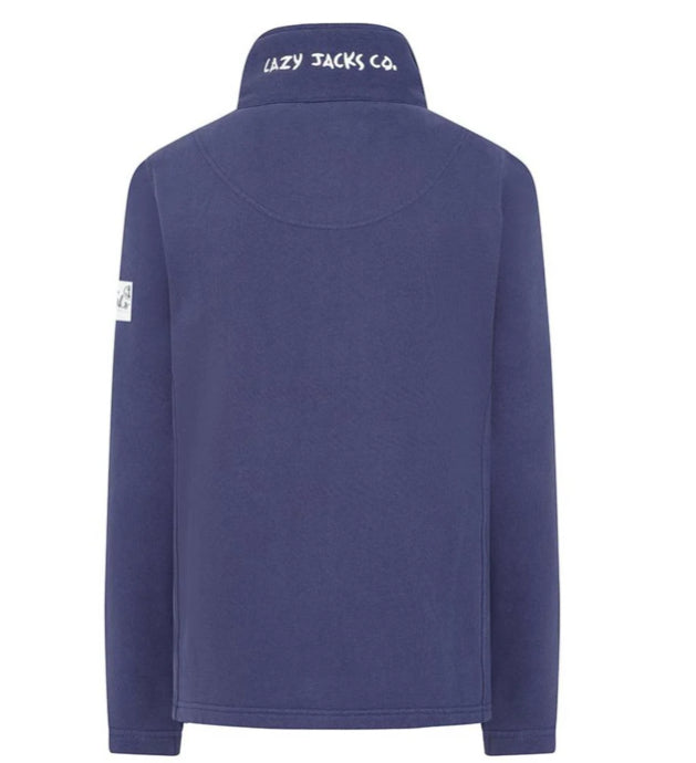 Lazy Jacks Zip Through Sweatshirt Twilight