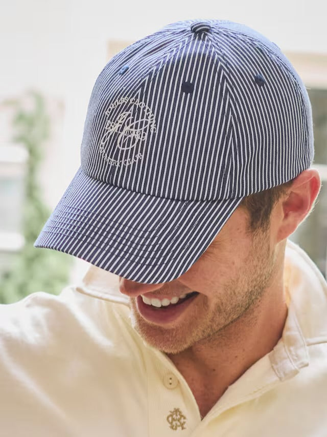 Joules Daley Navy Stripe Cap