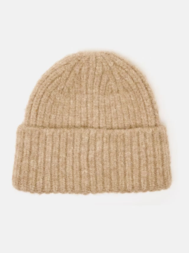 Joules Caversham Oatmeal Beanie Hat