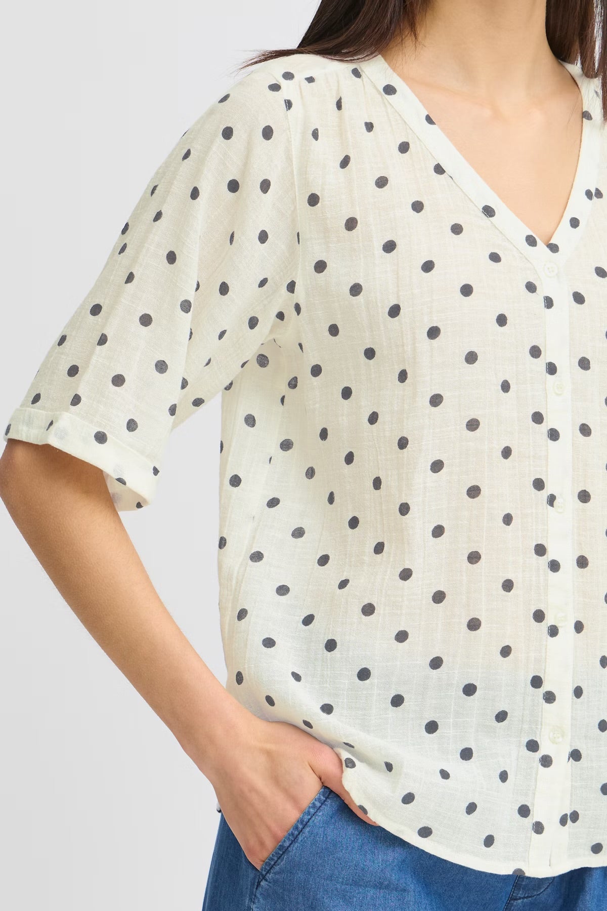Fransa Frbobbi shirt polka dot