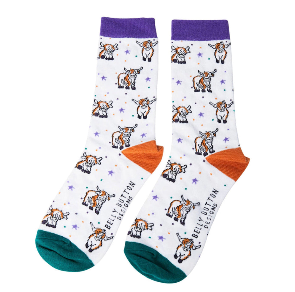 Highland Cow Bamboo Socks