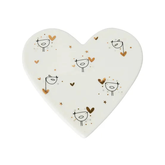 Bird & Heart Coaster