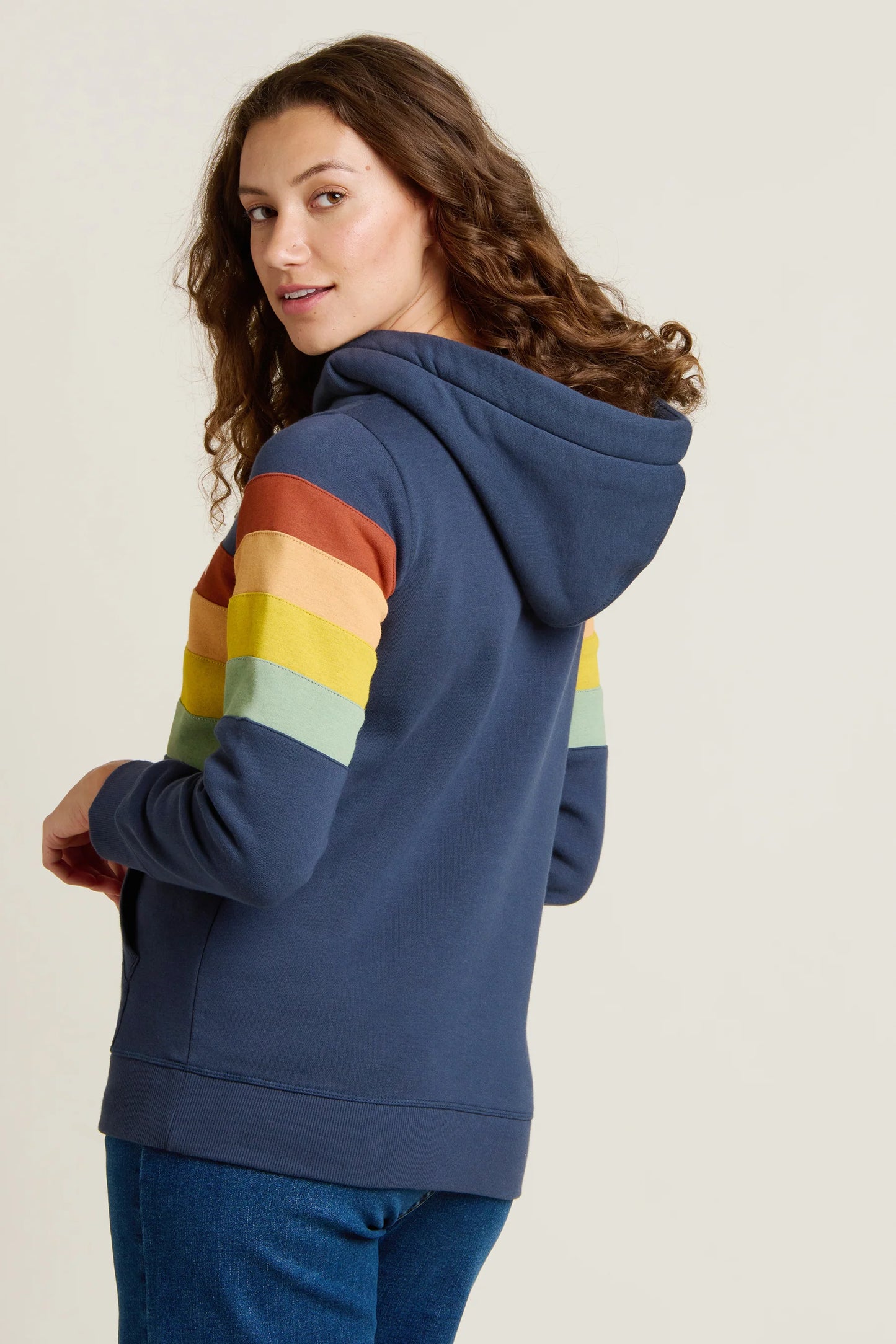 Stripe Elise Hoodie by Brakeburn