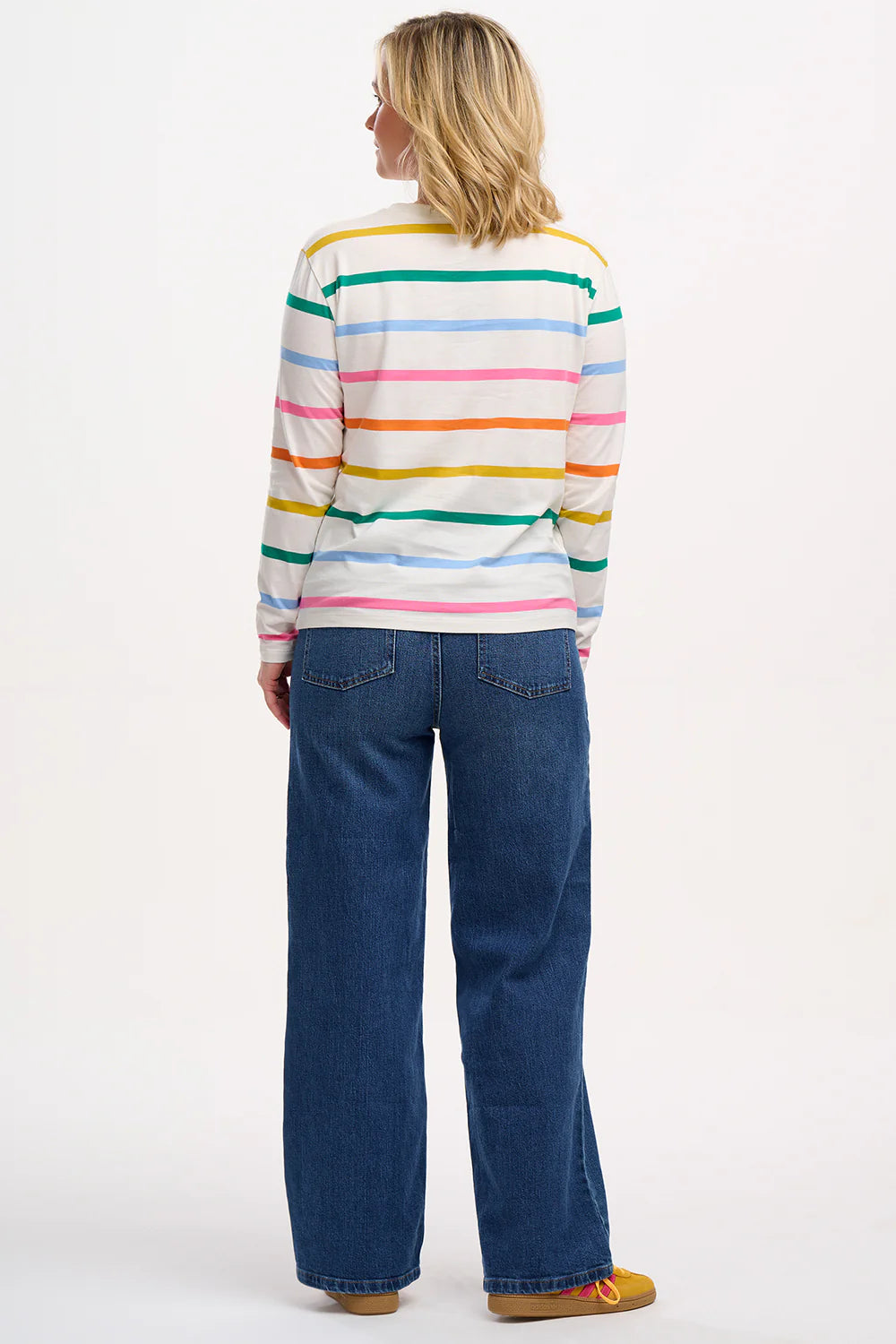 Brunswick Jersey Stripe Rainbow Top
