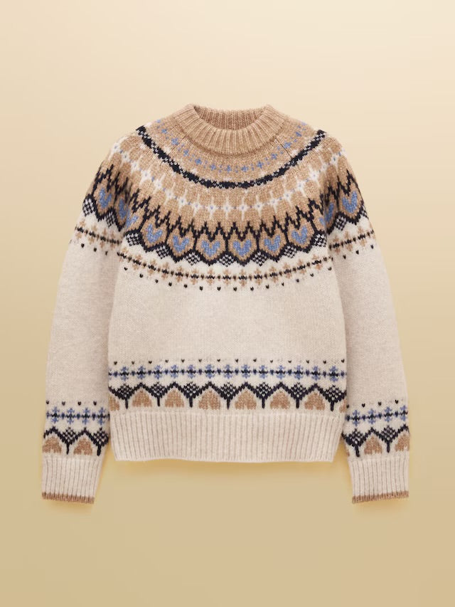 Joules Charlie Fair Isle Knitted Jumper