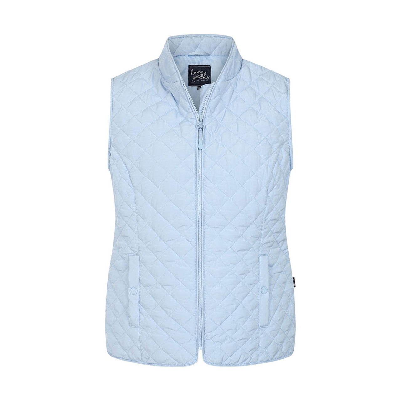 Lazy Jacks Quilted Gilet Sky