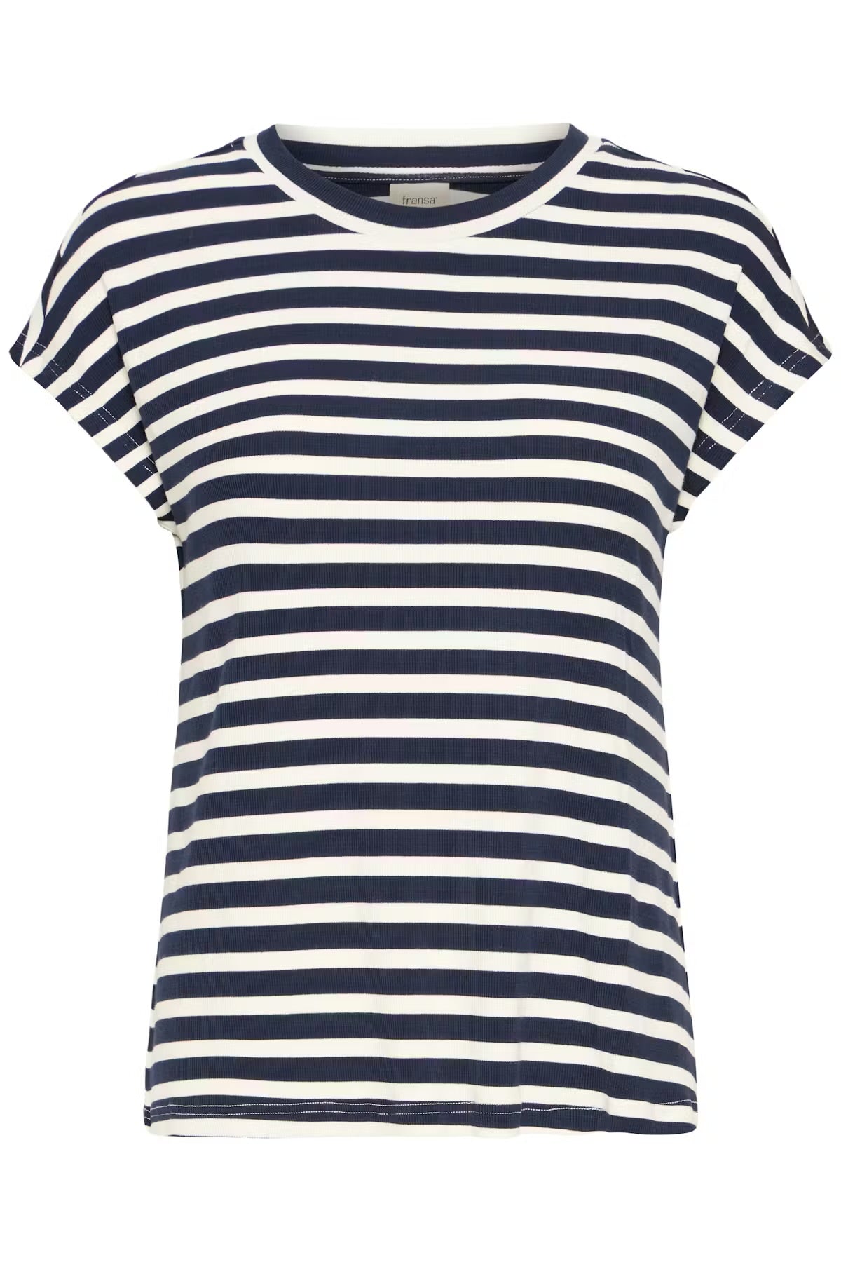 Fransa Frcano Navy Stripe T-Shirt