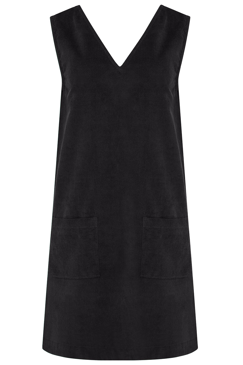 Sugarhill Kacy Black Cord Tunic Dress