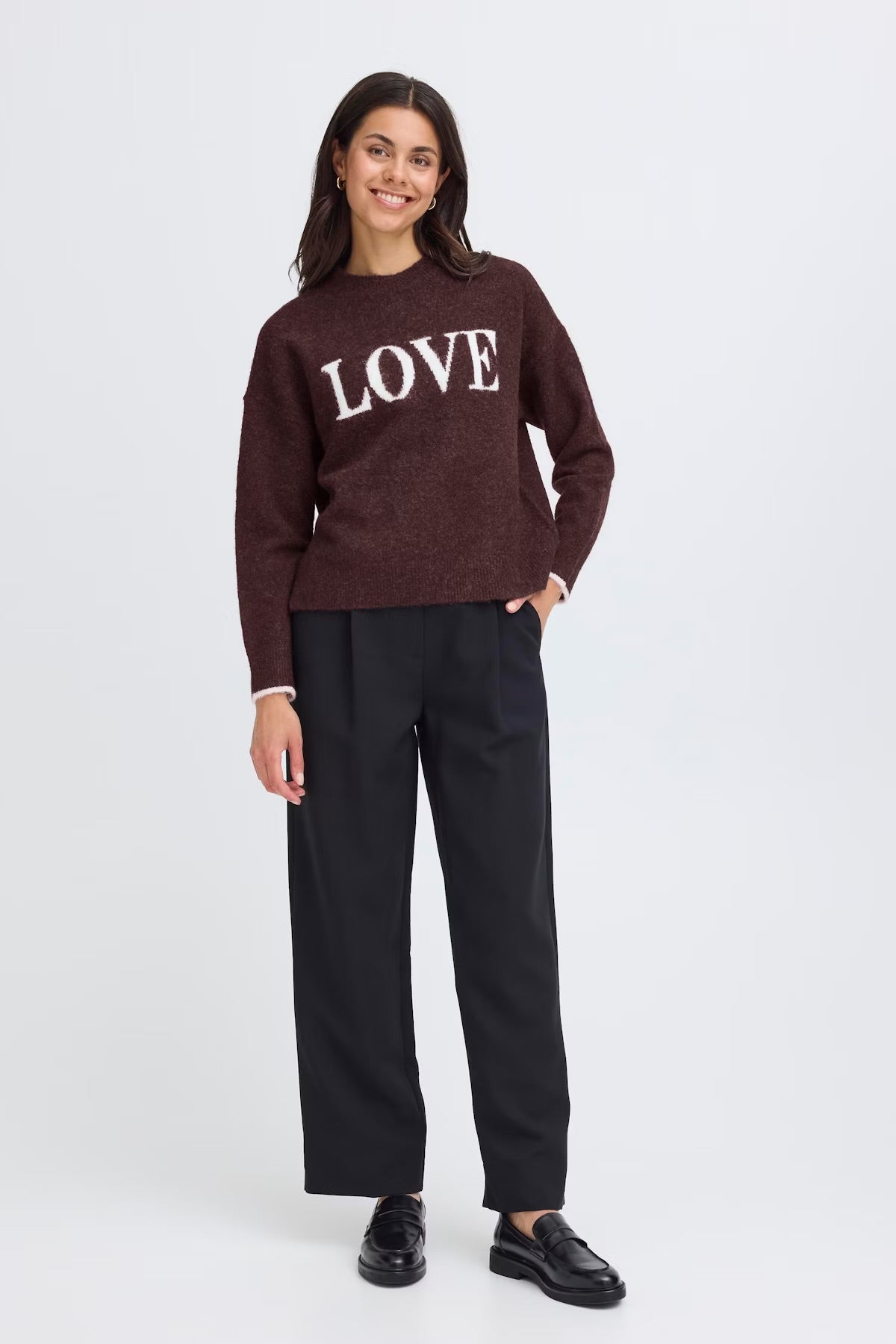 Fransa Frlorence Fudge Love Jumper