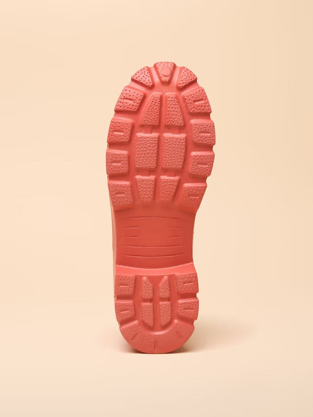 Joules Raindance Red/Orange Lightweight EVA Ankle Wellies