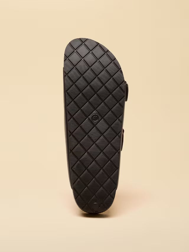 Joules Sunseeker Black EVA Double Buckle Sliders