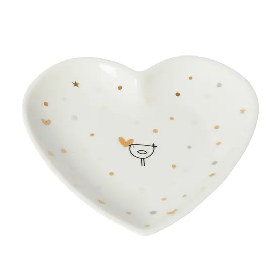 Signature Birdie Heart Trinket Dish