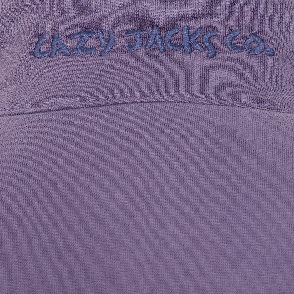 Full Zip Supersoft Sweatshirt in Mauve by Lazy Jacks