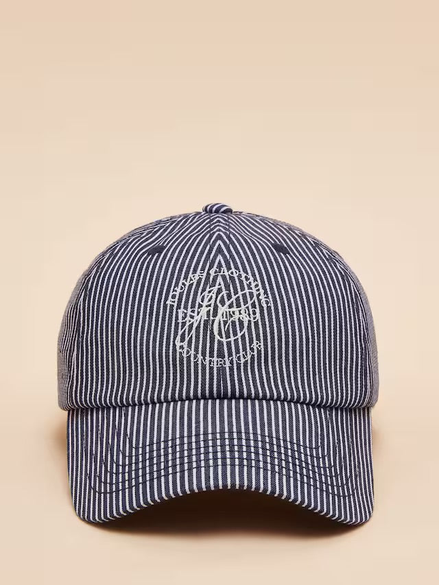 Joules Daley Navy Stripe Cap