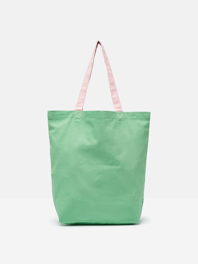 Joules Courtside Green Tote Bag