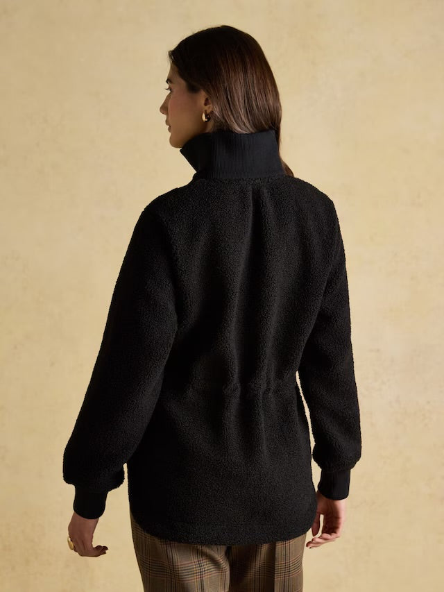 Joules Thurleston Black Borg Fleece