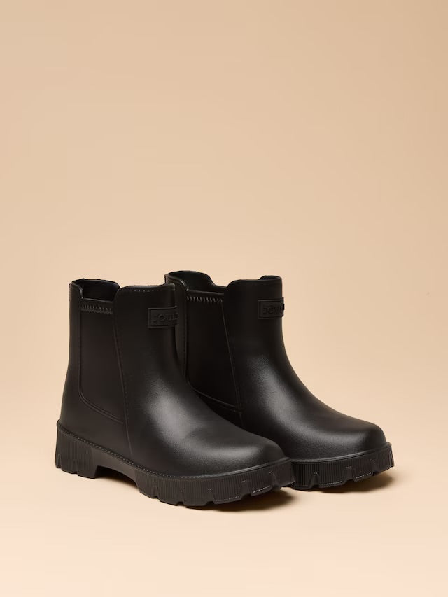 Joules Raindance Black Lightweight EVA Ankle Wellies