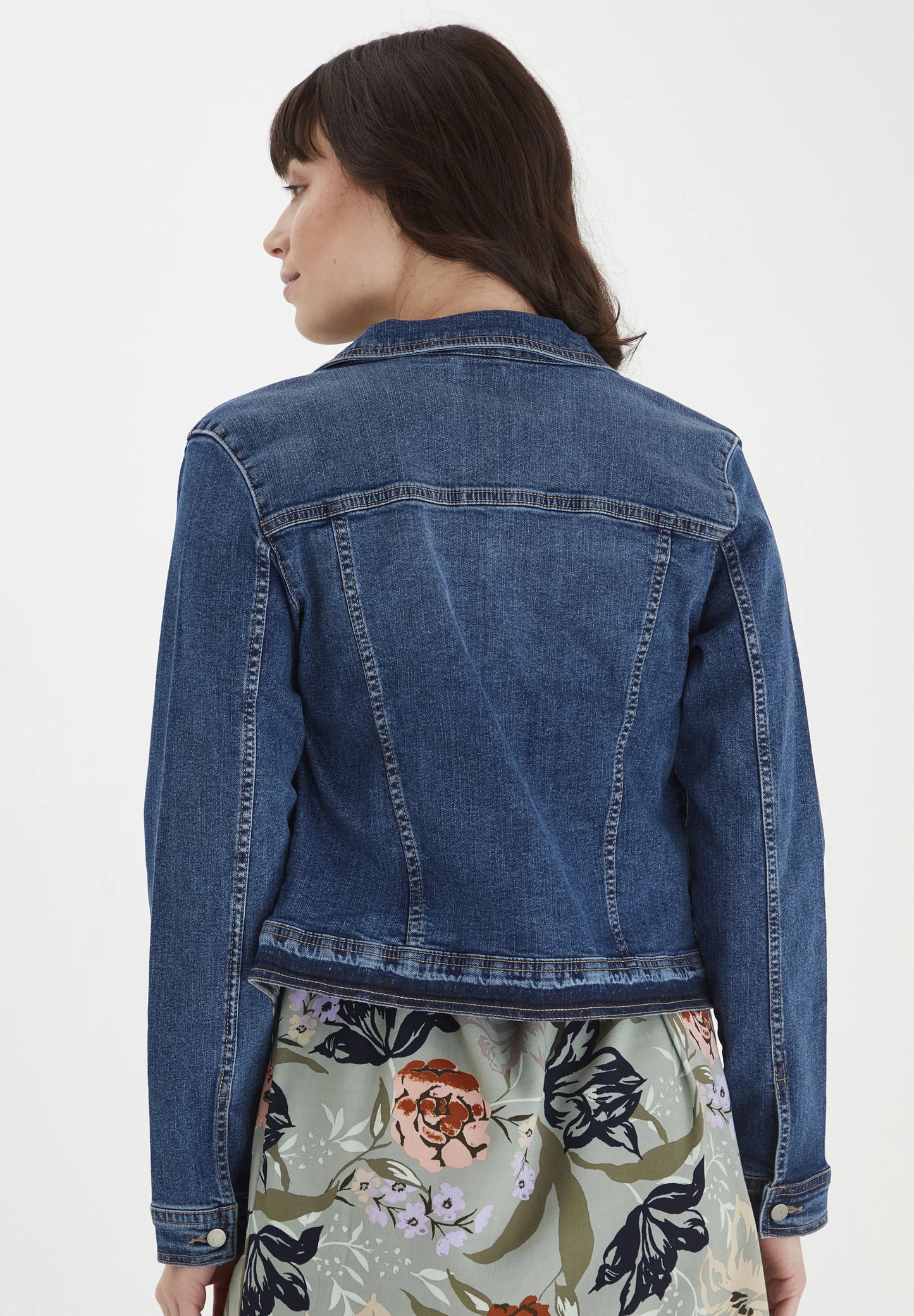 Fransa Blue Denim Jacket