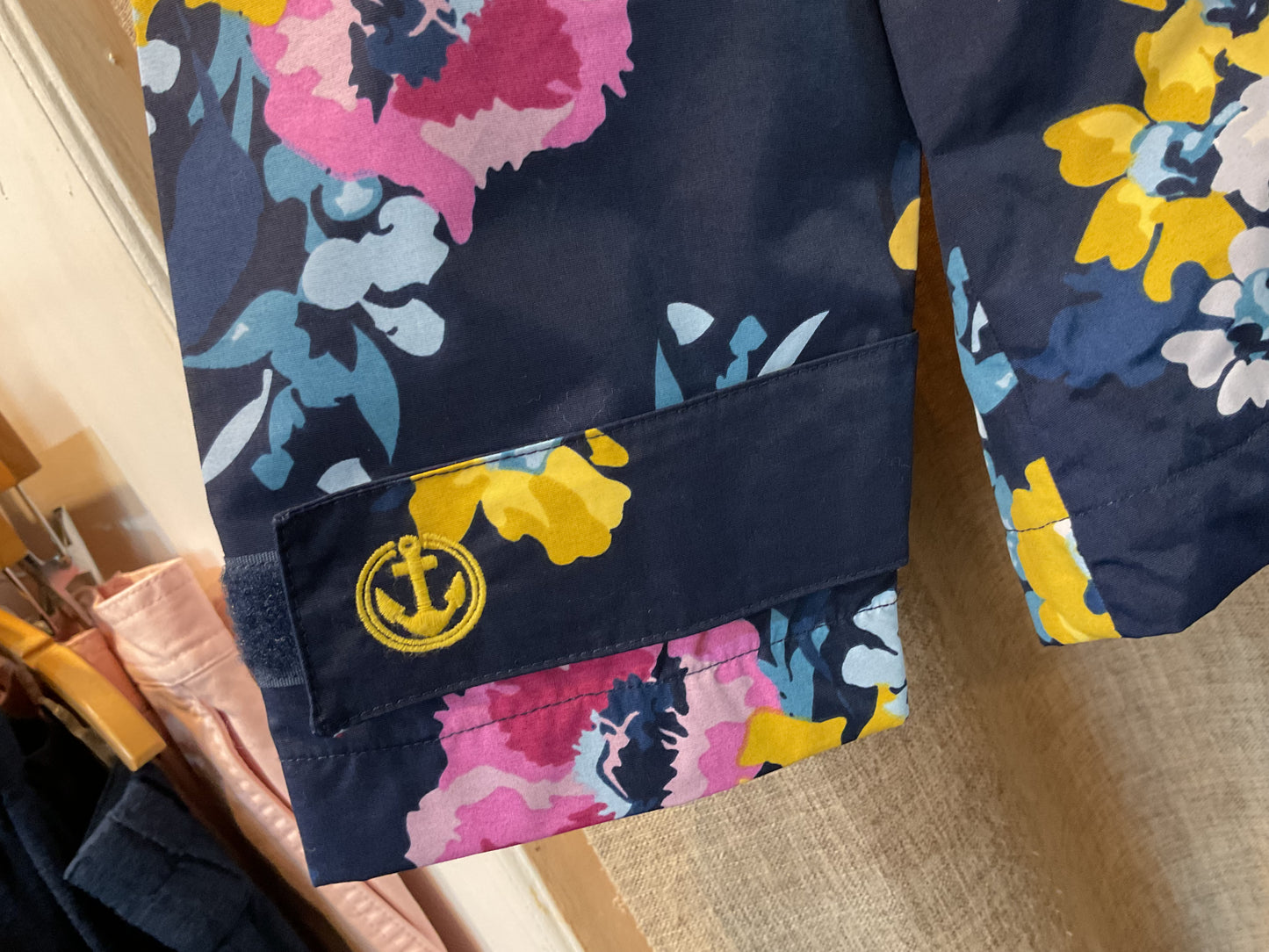 Lazy Jacks Short Printed Waterproof Jacket - Posy