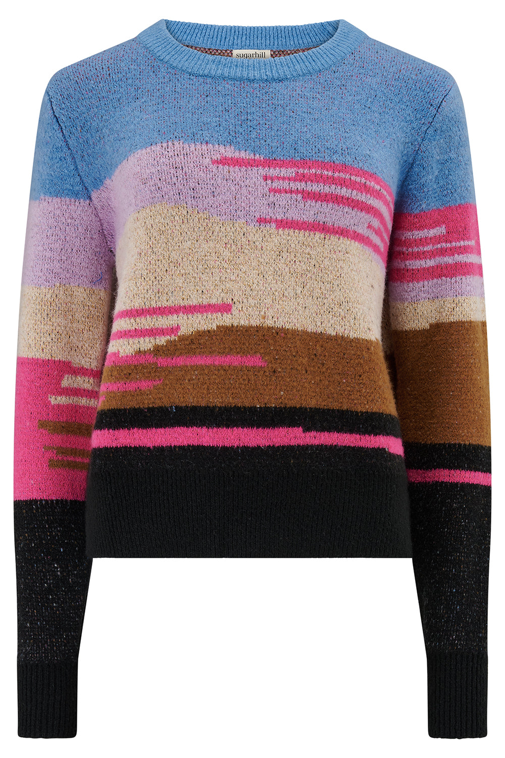 Sugarhill Asher Jumper with Abstract Landscape