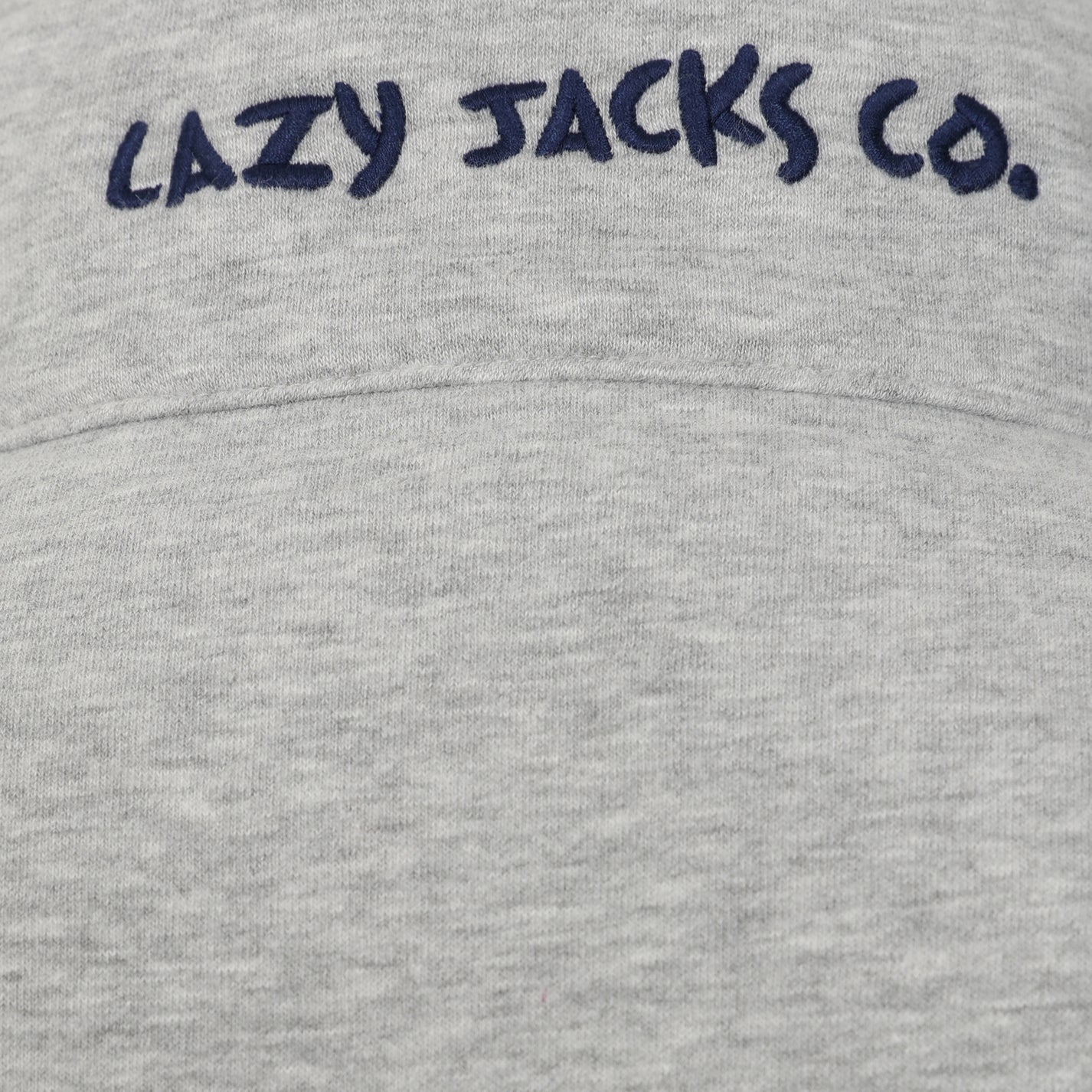 Ladies' Full Zip Sweatshirt Grey Marl by Lazy Jacks