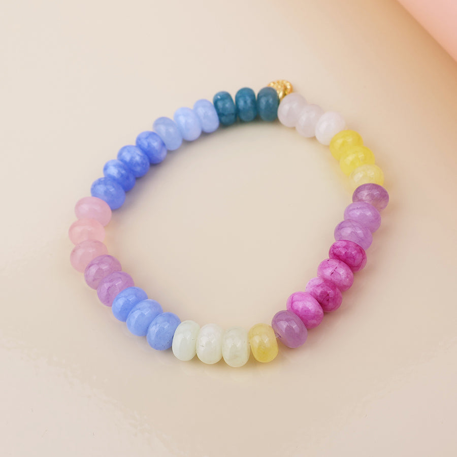 POM Pastel Brights Rainbow Stone Bracelet
